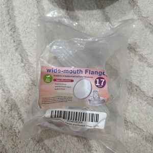 Wide-Mouth Flange Replacement - 17mm (Clear)